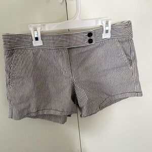 J Crew City Fit Striped Shorts Size 4